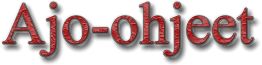 Ajo-ohjeet